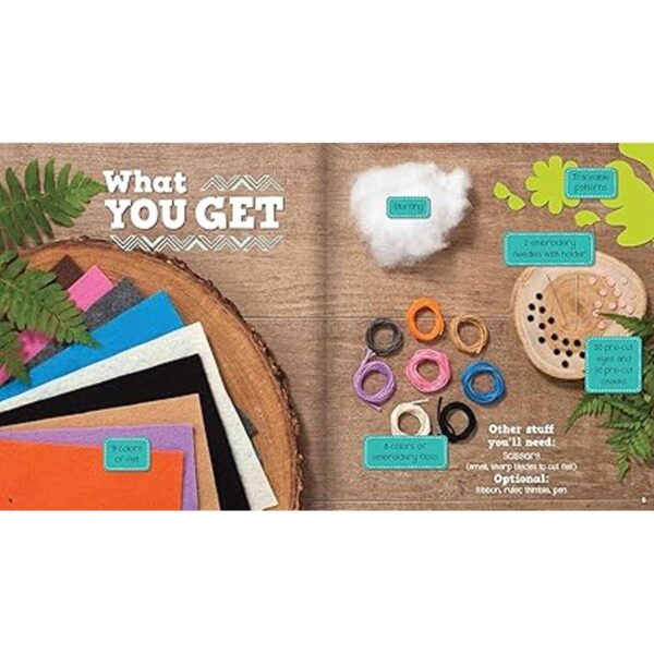coser mini animales Klutz libro y Craft Kit Make