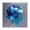 coser en acrílico azul espejo Diamante Rhinestone vidrio_3
