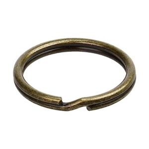cotowin Pack de 50pcs 1 Antiqued chapado en latón llavero_1