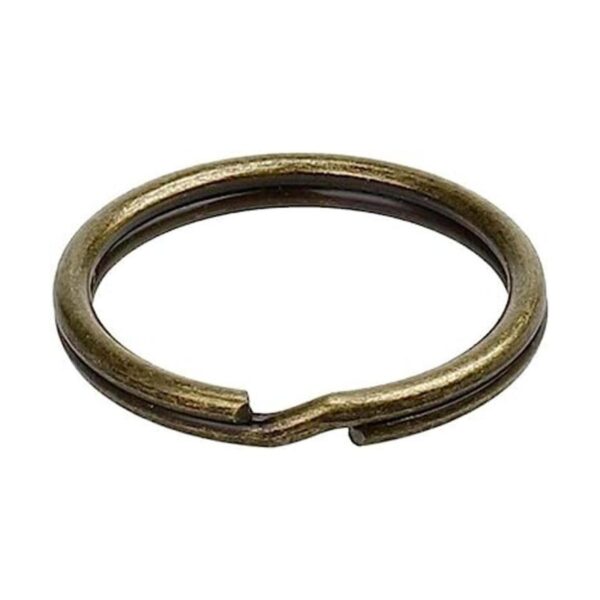 cotowin Pack de 50pcs 1 Antiqued chapado en latón llavero_1