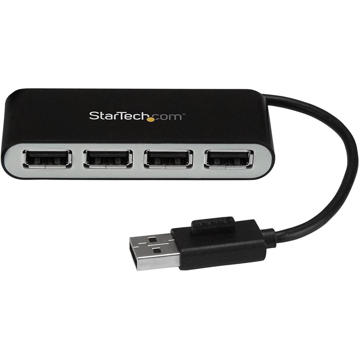 concentrador usb 2.0 de 4 puertos alimentado por usb