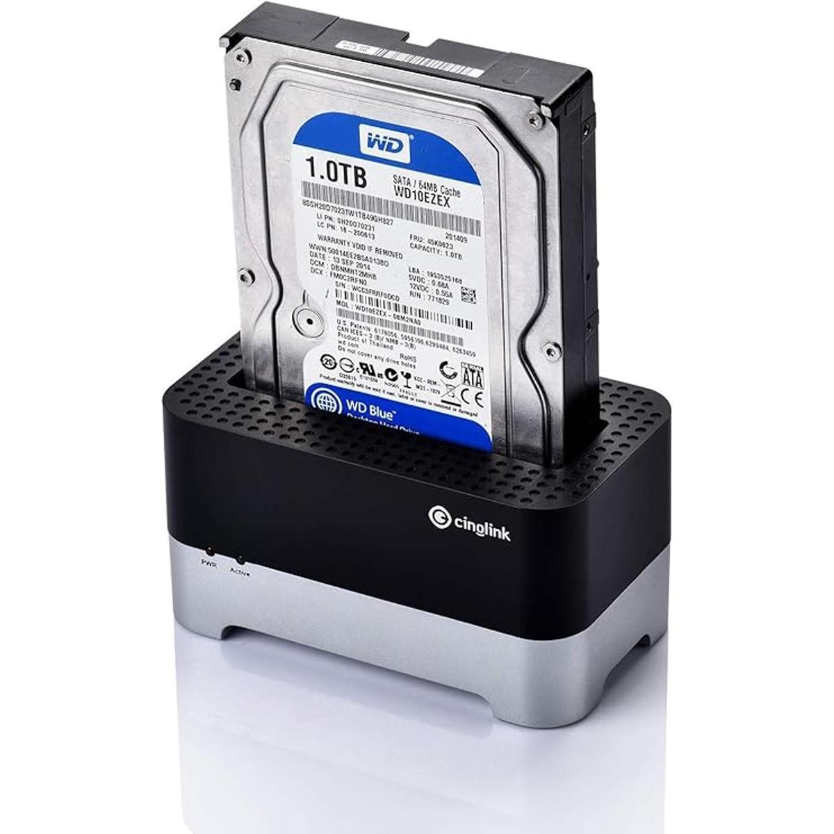 cinolink hd302 m Revestimiento de goma USB 3.0 SATA HDD