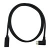 cerrxian 1 m 3 ft 90 grados USB 3.1 Tipo C macho a hembra_3