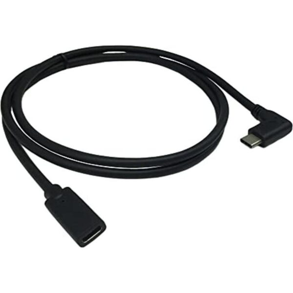 cerrxian 1 m 3 ft 90 grados USB 3.1 Tipo C macho a hembra_1