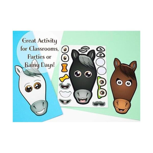 calcomanías Make A Horse niños caballos zoológico_6
