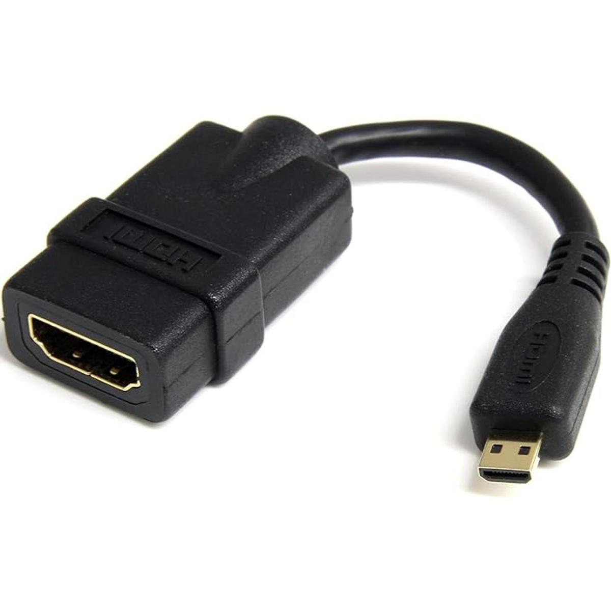 cable adaptador hdmi de alta velocidad de 5 pulgadas hdmi