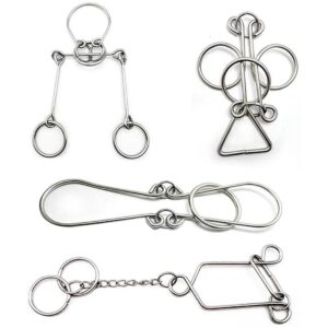 brbd Conjunto de 3 de Advanced metal Brain Teaser Puzzle_1
