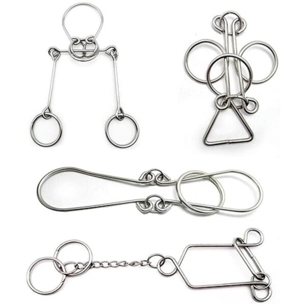 brbd Conjunto de 3 de Advanced metal Brain Teaser Puzzle_1