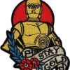 c3po Ventilador Stay Oro IronOn Craft Patch Star Wars_1