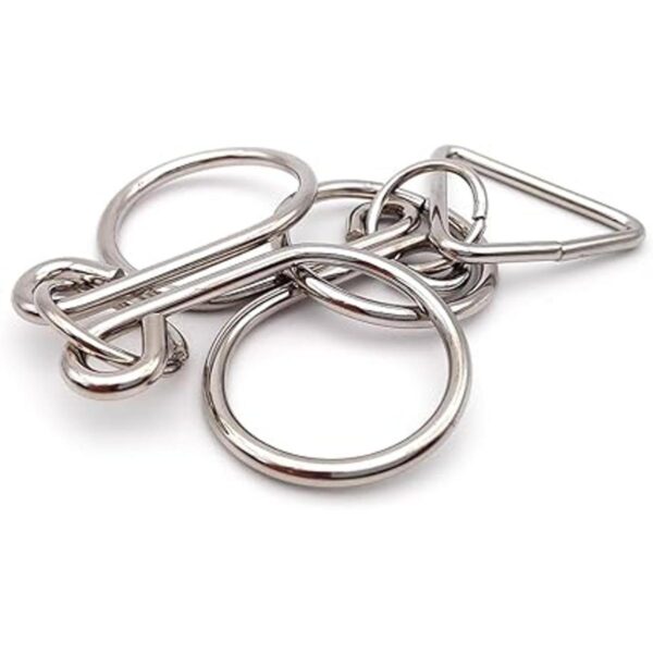 brbd Conjunto de 3 de Advanced metal Brain Teaser Puzzle_6