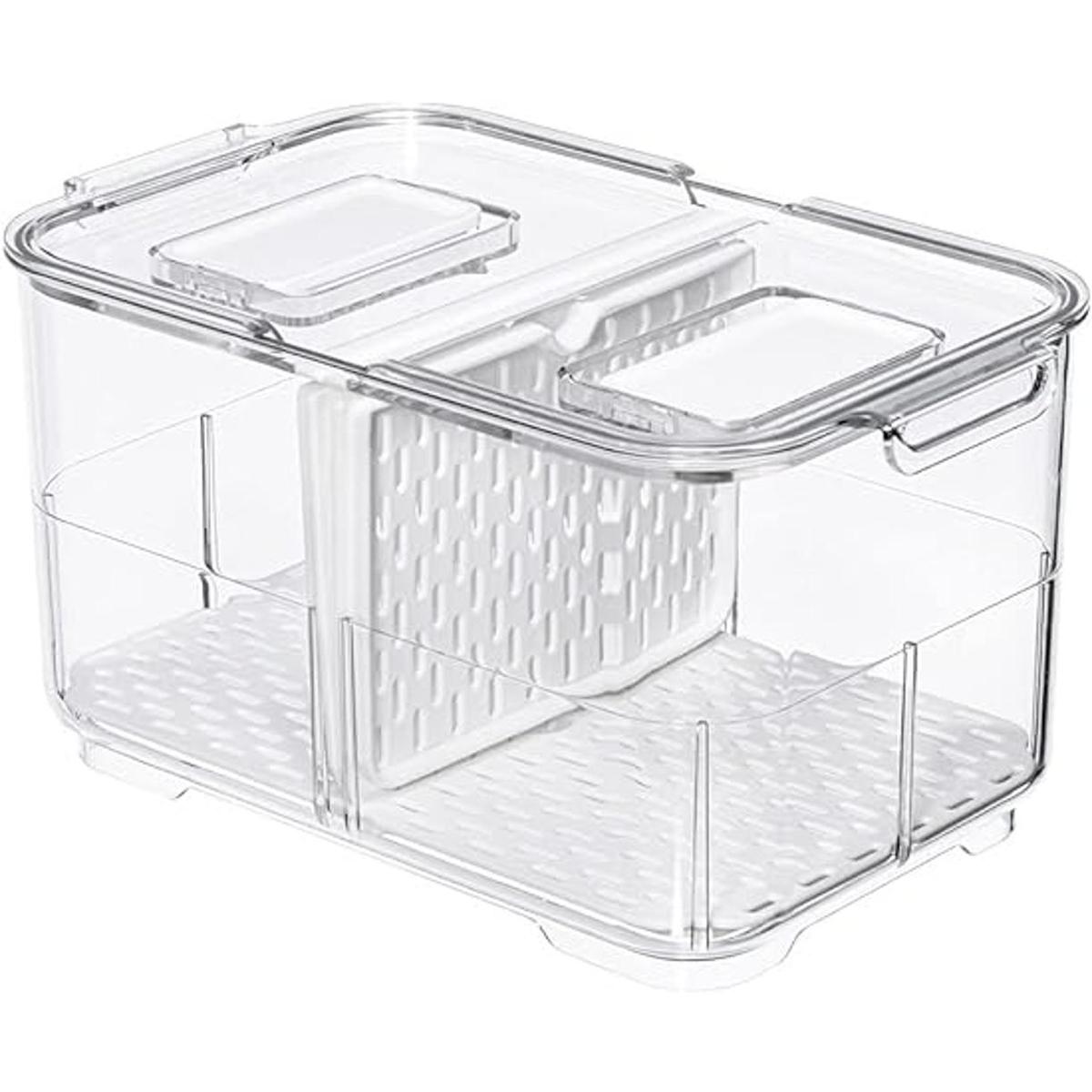 blitzlabs Contenedores organizadores de refrigerador para