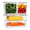 blitzlabs Contenedores organizadores de refrigerador para_2