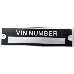 beyondcity Placa de identificación en serie VIN con datos_1