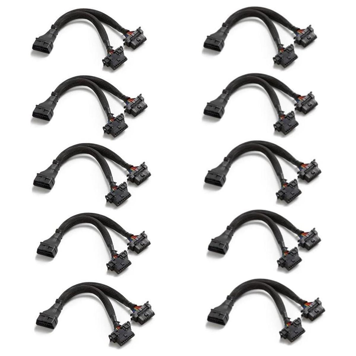 bbflyB6 Adaptador de cable OBD II OBD2 con extensión