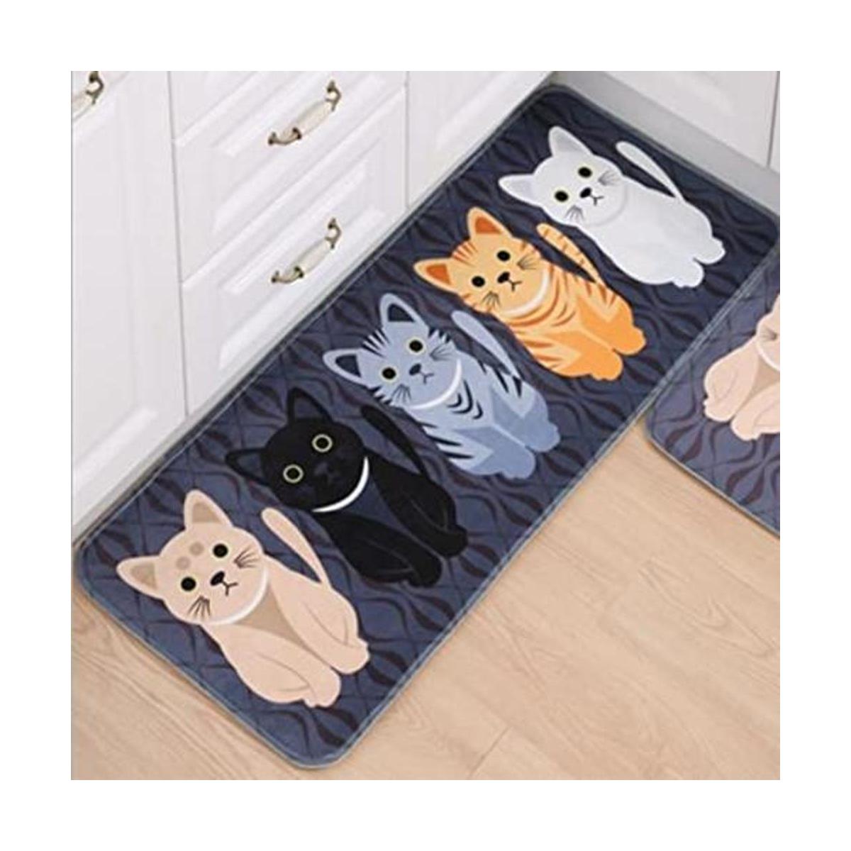 bestonegogogo rectángulo Patrón de dibujos animados gatos