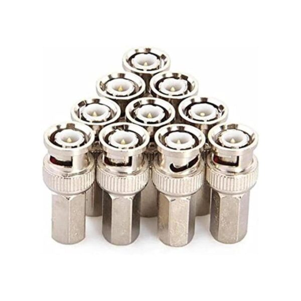 beelion 10 Pack TwistOn RG59 BNC macho Conector para_1