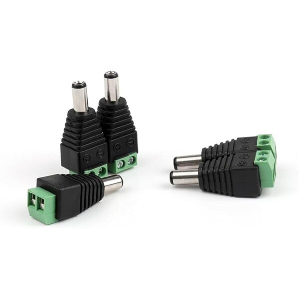 areyourshop 10 pcs 5.5 mm x 2.5 mm Cámara CCTV DC Power_2