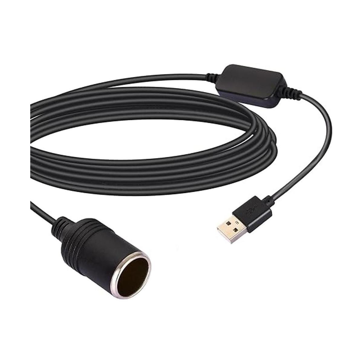 apoi USB a macho a 12 V Car Cigarette Lighter Socket