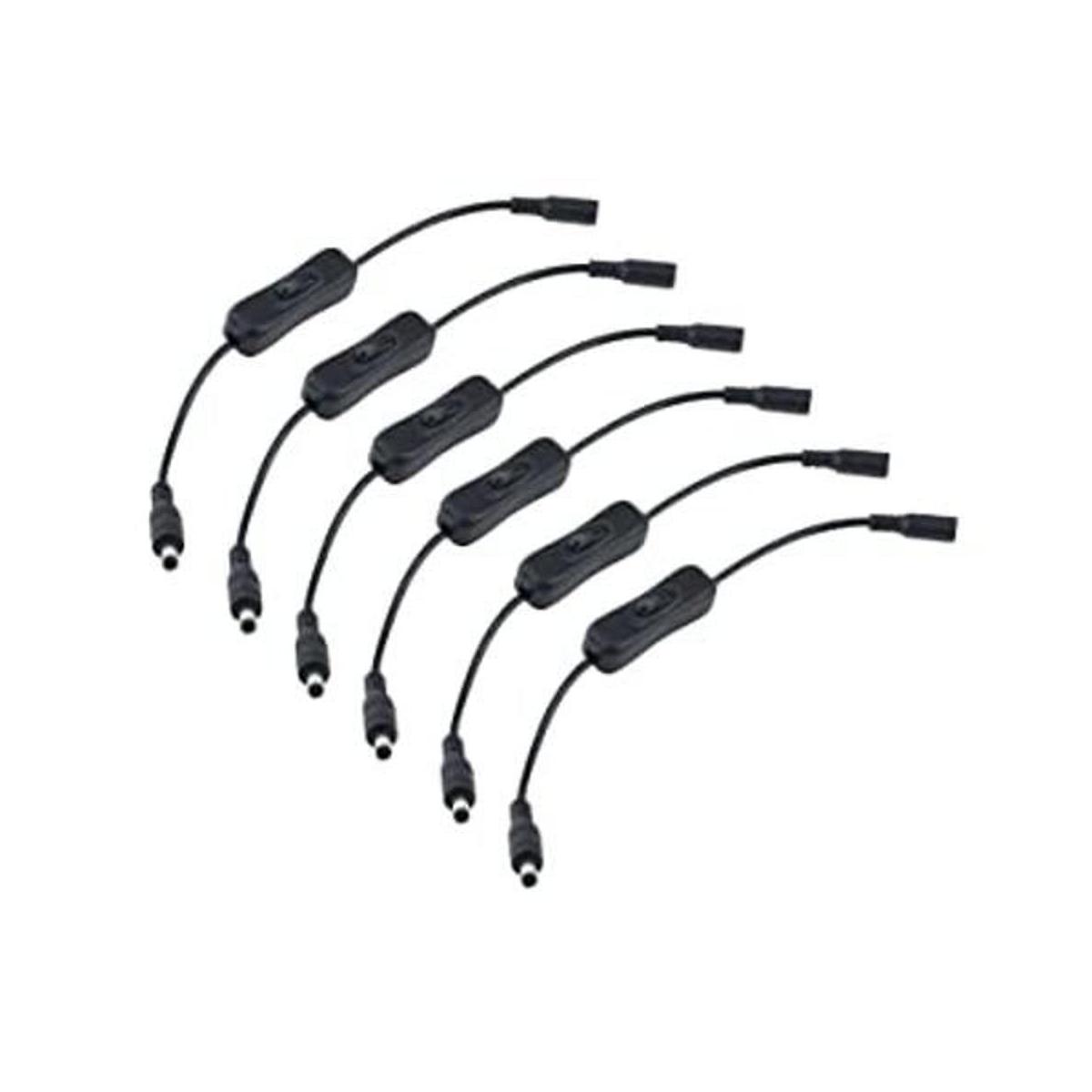 antrader 6pcs DC inline Interruptor de encendido y apagado