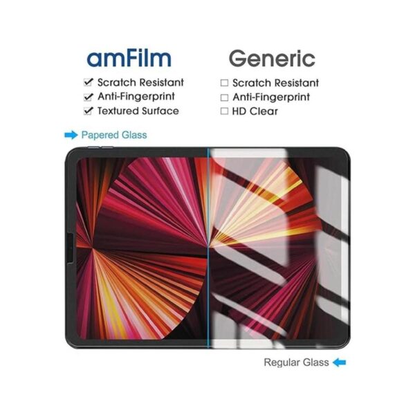 amFilm Protector de pantalla de vidrio PAPERed compatible_2