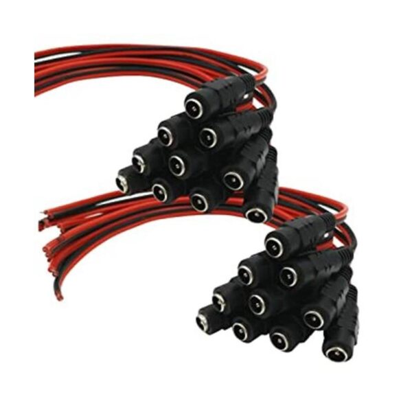 aimhd 20 Pack Female power Pigtail DC 5.5 mm x 2.1 mm_1