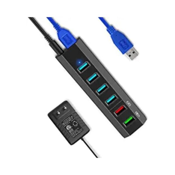 aiibe 6 puertos USB 3.0 Hub Cargador de teléfono_1