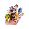 acekid suave felpa Animal Finger Puppets Set terciopelo_1
