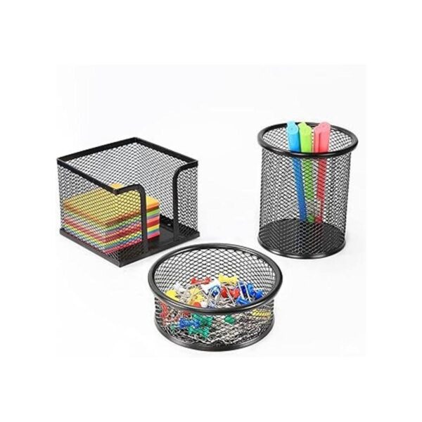 abandon Juego de organizador de escritorio de malla para