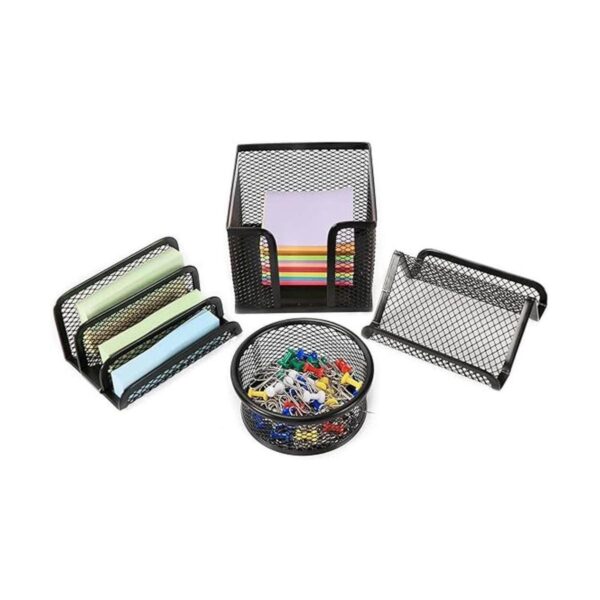 abandon Juego de organizador de escritorio de malla para