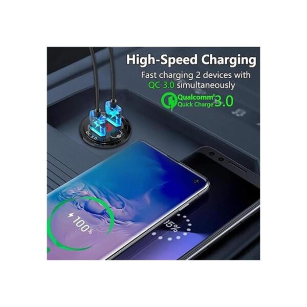 Versión mejorada Cargador de coche USB de carga rápida