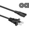 UL Listed NAHAO 2 Prong 6ft Polarized AC Cable de_1