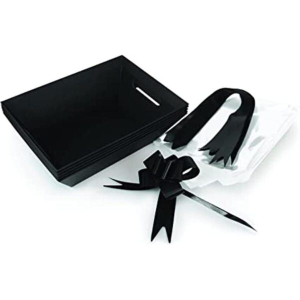 Paquete de 5 Cestas negras para regalos vacíos Kit de_1