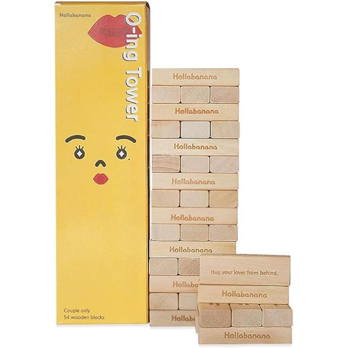 Torre Oing Bloques de madera de torre apilable