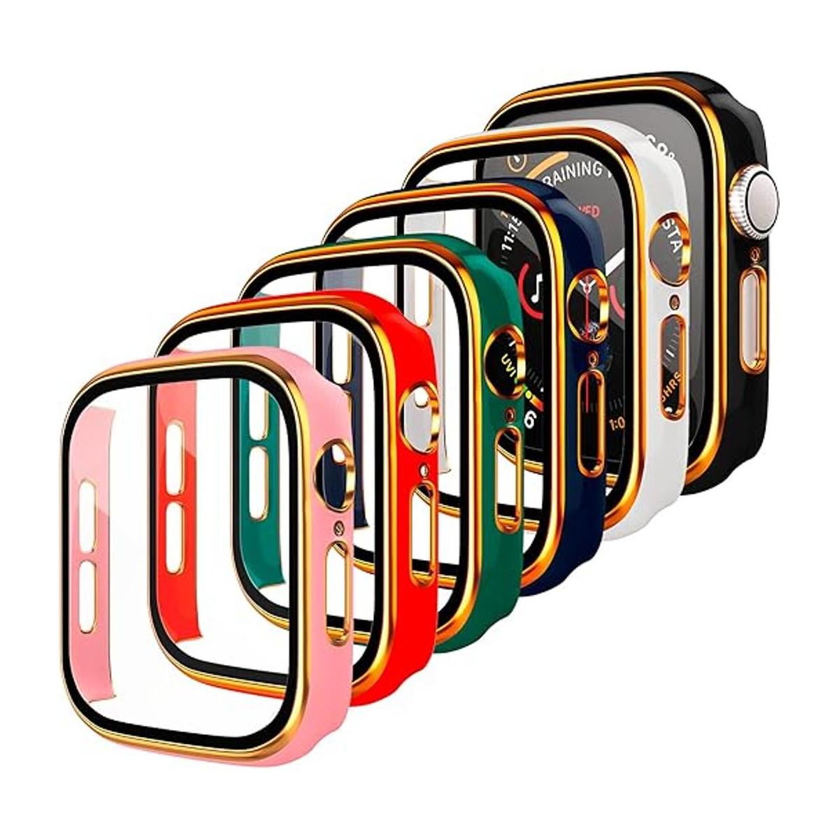 Paquete de 6 Funda rígida de PC para Apple Watch de 1.61