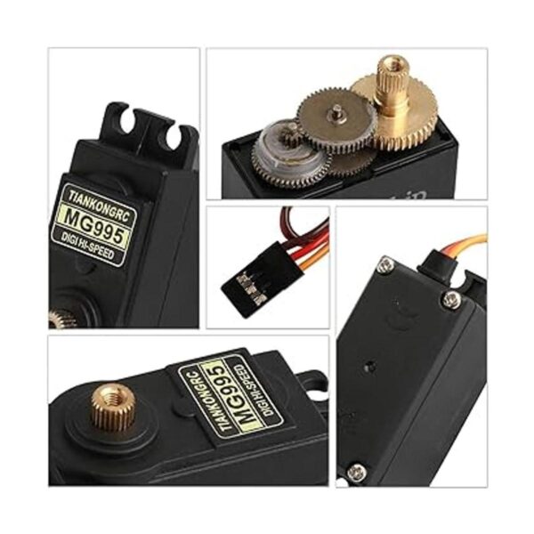 Paquete de 2 servomotor MG995 ngulo de control de 180