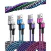 Paquete de 3 pies Cargador para iPhone cable USB A a_1