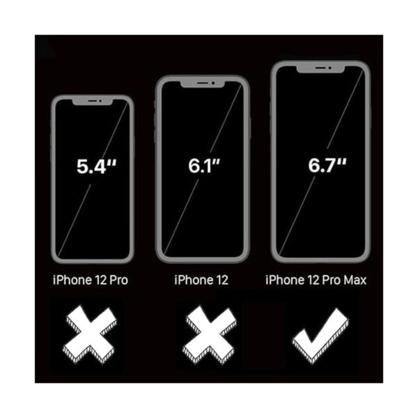 Paquete de 2 Funda de repuesto para iPhone 12 Pro Max_4