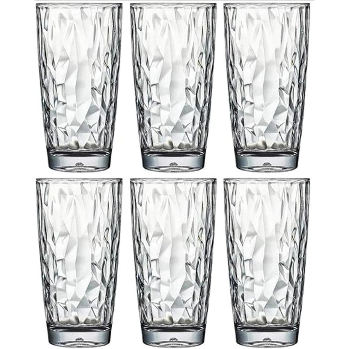 Look like Glass Vasos de plástico irrompibles de 15