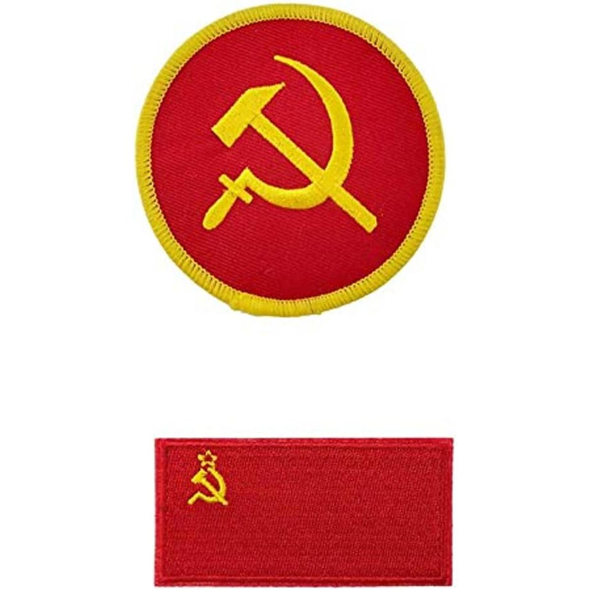 Juego de 2 piezas Parche bordado de la bandera de la