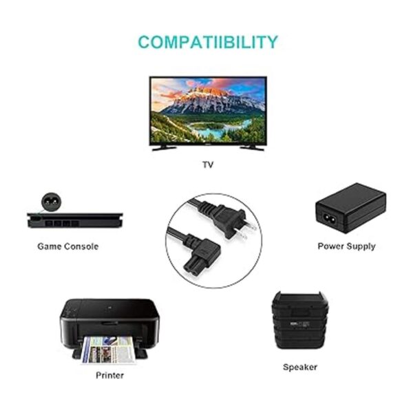 Listado UL Cable de alimentación de 12 pies compatible_4