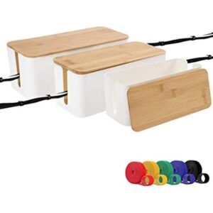 Juego de tres Organizador de caja de gestión de cables_1