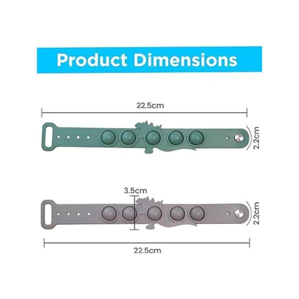 Juego de 2 Pulsera Pop Fidget Pack Pulsera de Reloj_5