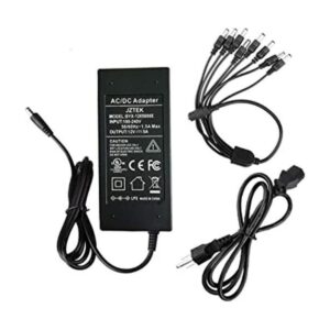 Lista UL JZTEK AC 100240V a DC 12V 5A Adaptador de