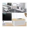 Juego de tres Organizador de caja de gestión de cables_4