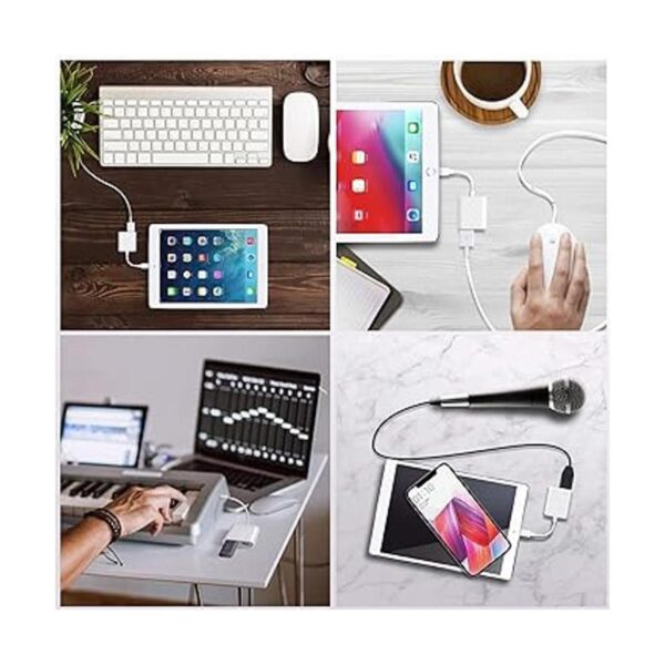 Apple MFi certificado Adaptador de cámara Lightning a