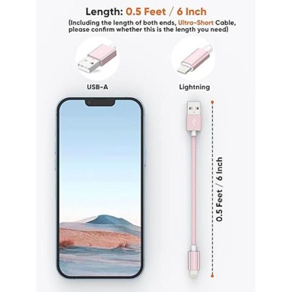 Certificación Apple MFi 2en1 Lightning Cable de carga a_2