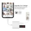 Apple MFi certificado Adaptador de cámara Lightning a