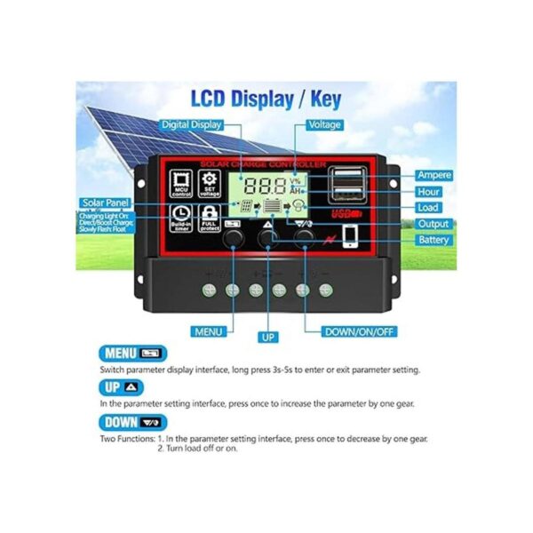 Actualizado Controlador de carga solar de 30 A
