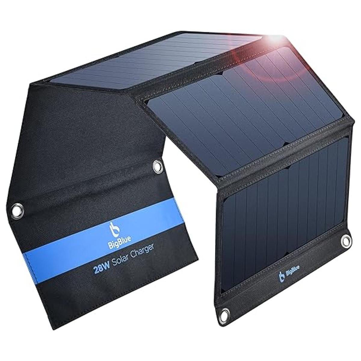 Actualizado Cargador solar BigBlue 3 USBA de 28 W 5