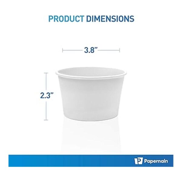 8 oz 100 unidades blanco Papernain papel desechables